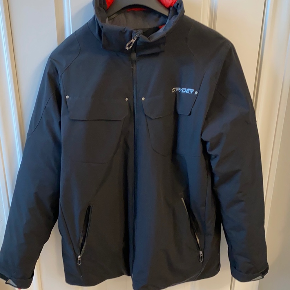 Like new tried on never worn Spyder men’s excellent looking!!! With hood - Picture 1 of 7